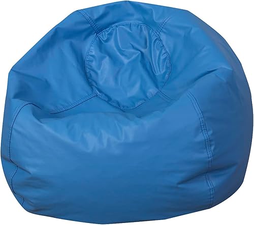 Miniatura 13 de Children's Factory, CF610-076 - Puf Go2 de 26 pulgadas, color cielo, asiento flexible para niños para rincón de lectura, guardería, sala de juegos,