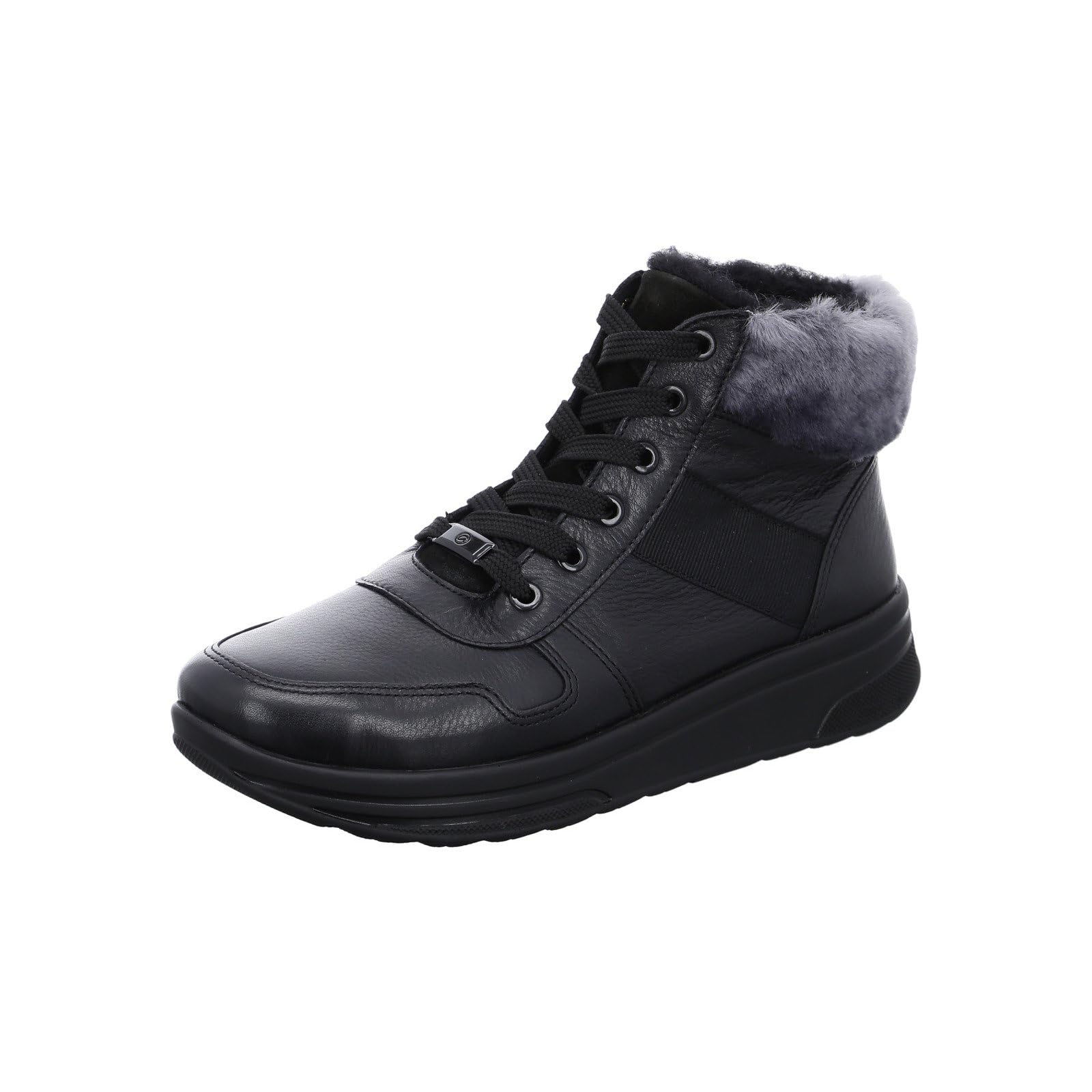 ARA Women's Sapporo Mid-Cut Trainers, Black Graphite, 36 EU Weit