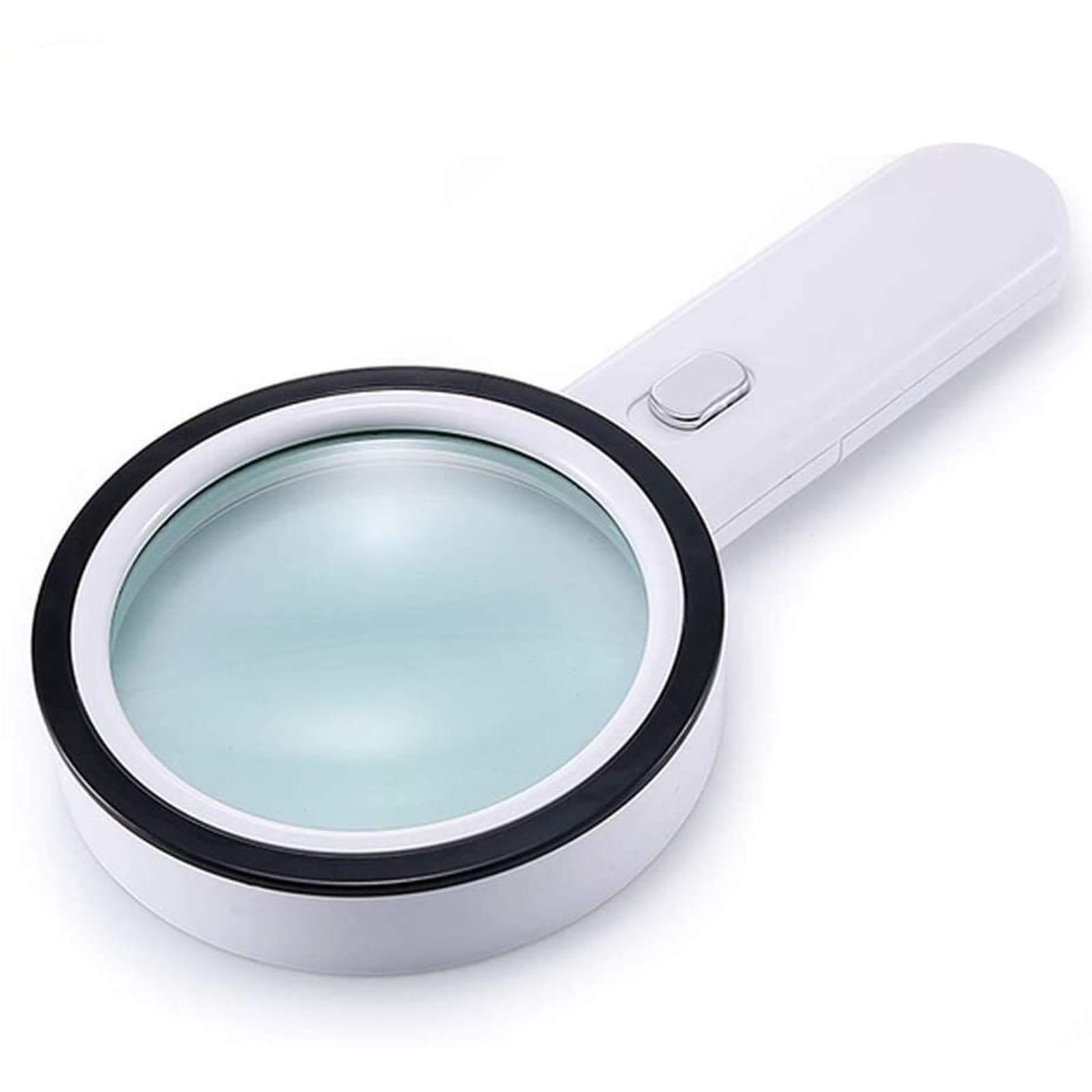 Loupe portative a LED extra large grossissement 30X optique de haute precision