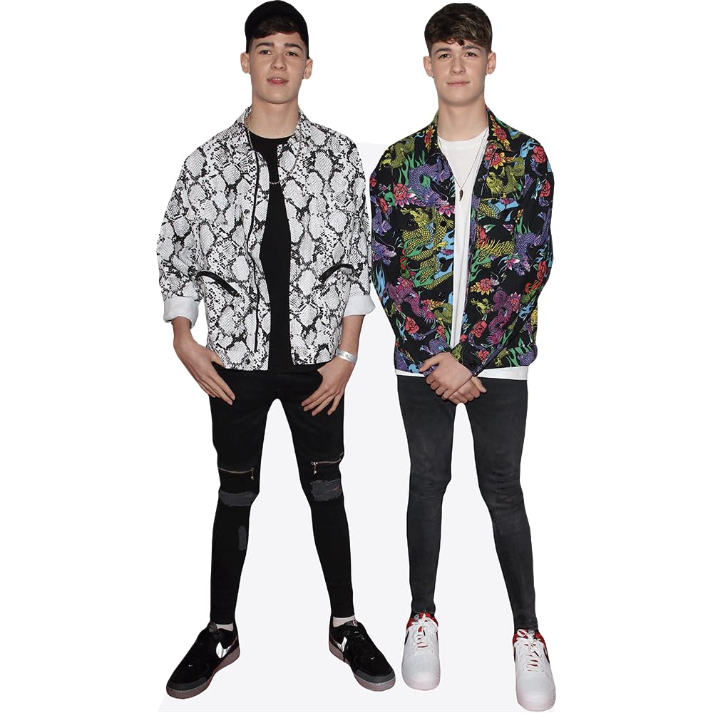 Celebrity Cutouts Lifelike Max And Harvey Mills (Duo 2) Mini Celebrity Cutout