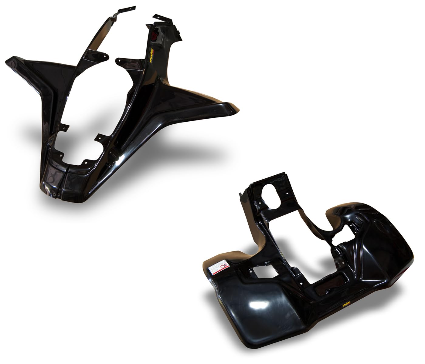 Amazon.com: Maier Black Front And Rear Plastic Fender Kit