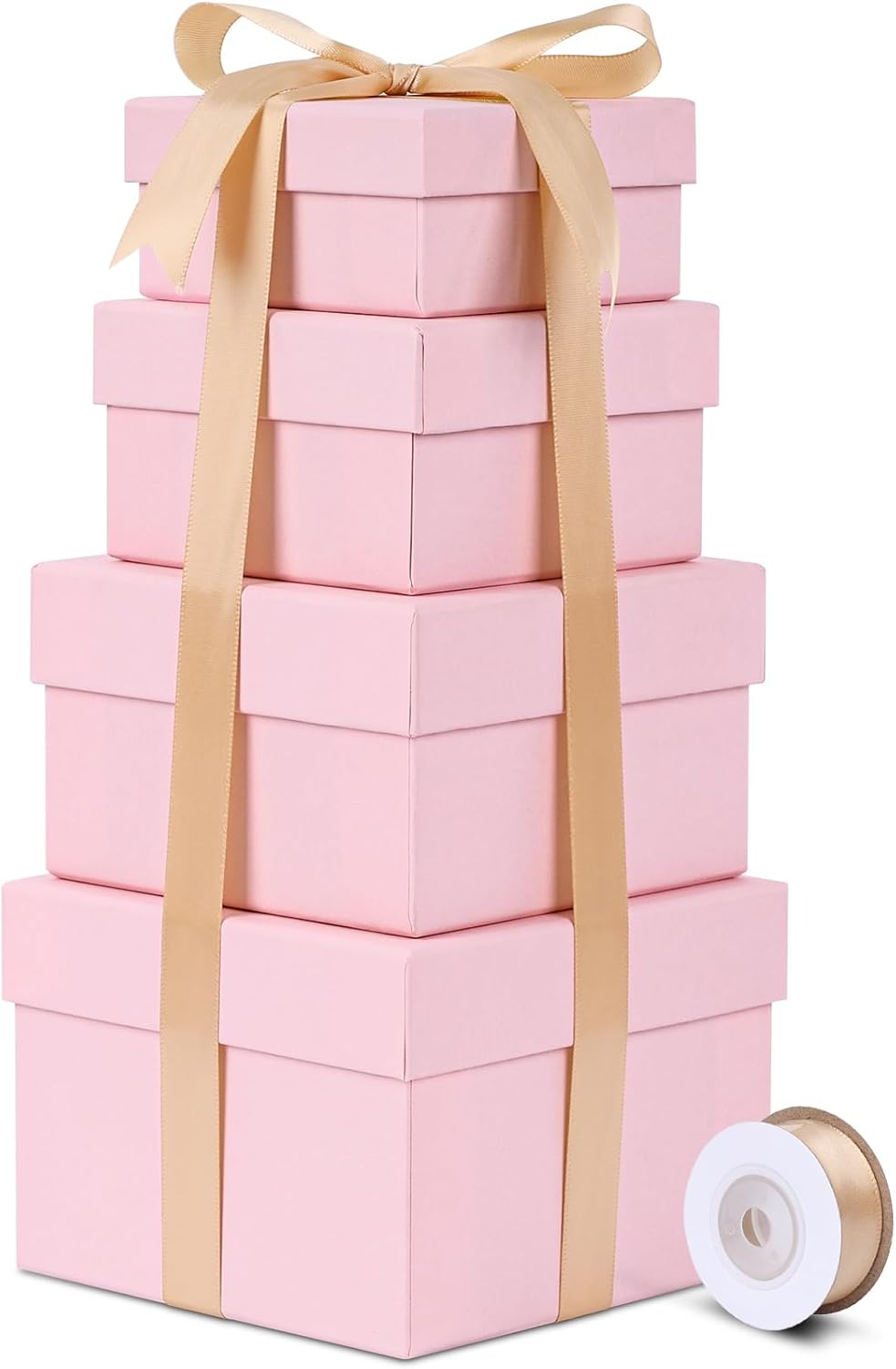 Amazon.com: Shindel 4PCS Gift Boxes, Nesting Gift Boxes Square ...