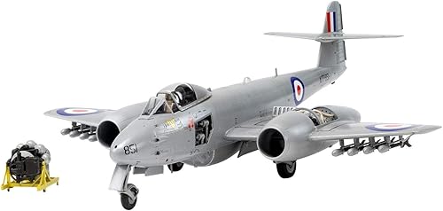Miniatura 2 de Airfix Gloster Meteor F8, Guerra de Corea 148 A09184, gris