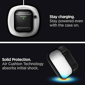 Amazon | [Spigen] Apple AirPods ケース カバー 第1世代 / 第2