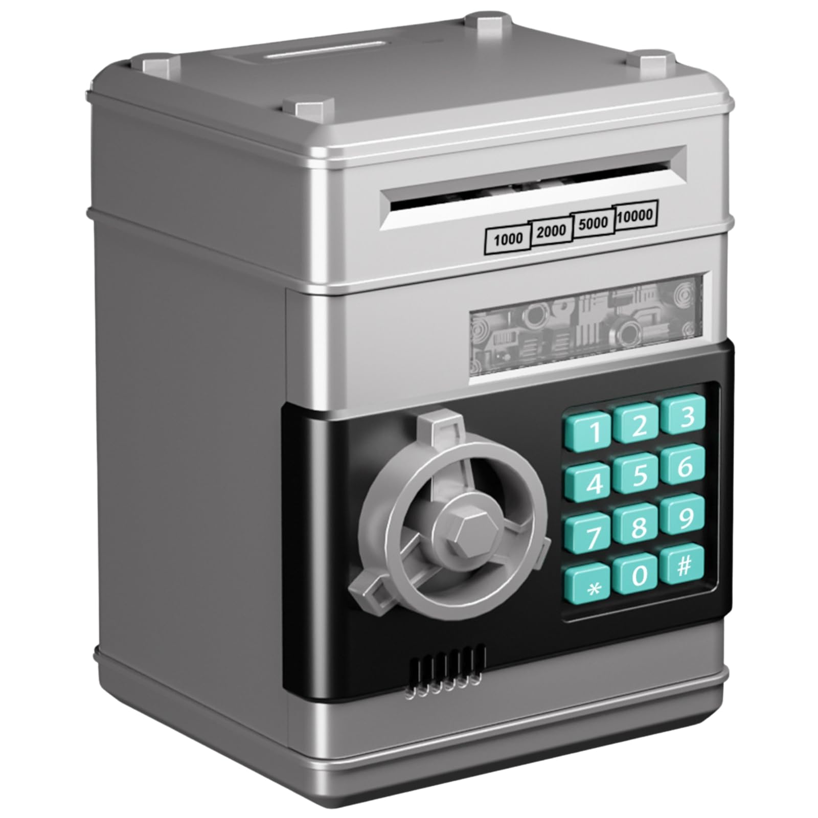 Amazon.co.jp: cocoriko 貯金箱 ダイヤルロック式 パスワード