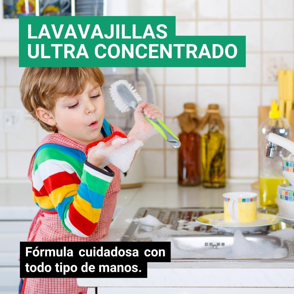 GPQ - Lavavajillas Monodosis Líquido 15ml. | 250 Und. | Amenities Detergente Manual Vajilla | Quitagrasa/Desengrasante | Sin Parabenos | B&B, Casa Rural, Camping, Apartamento... | Fabricado en España