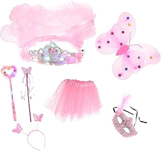 Vestido Chique Conjunto De 1 Conjunto De De Princesa Para Meninas Roupa De Fada Borboletas Brilhantes Vestido De Fada Saia Para Meninas Vestidos De De Princesa Para Asas De Fada