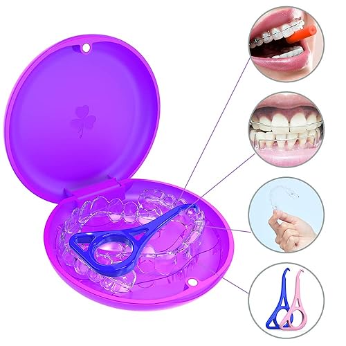 Miniatura 7 de ARGOMAX Estuche Alineador, Estuche Retenedor, Caja de Llaves, Caja de Ortodoncia de 4 Piezas.