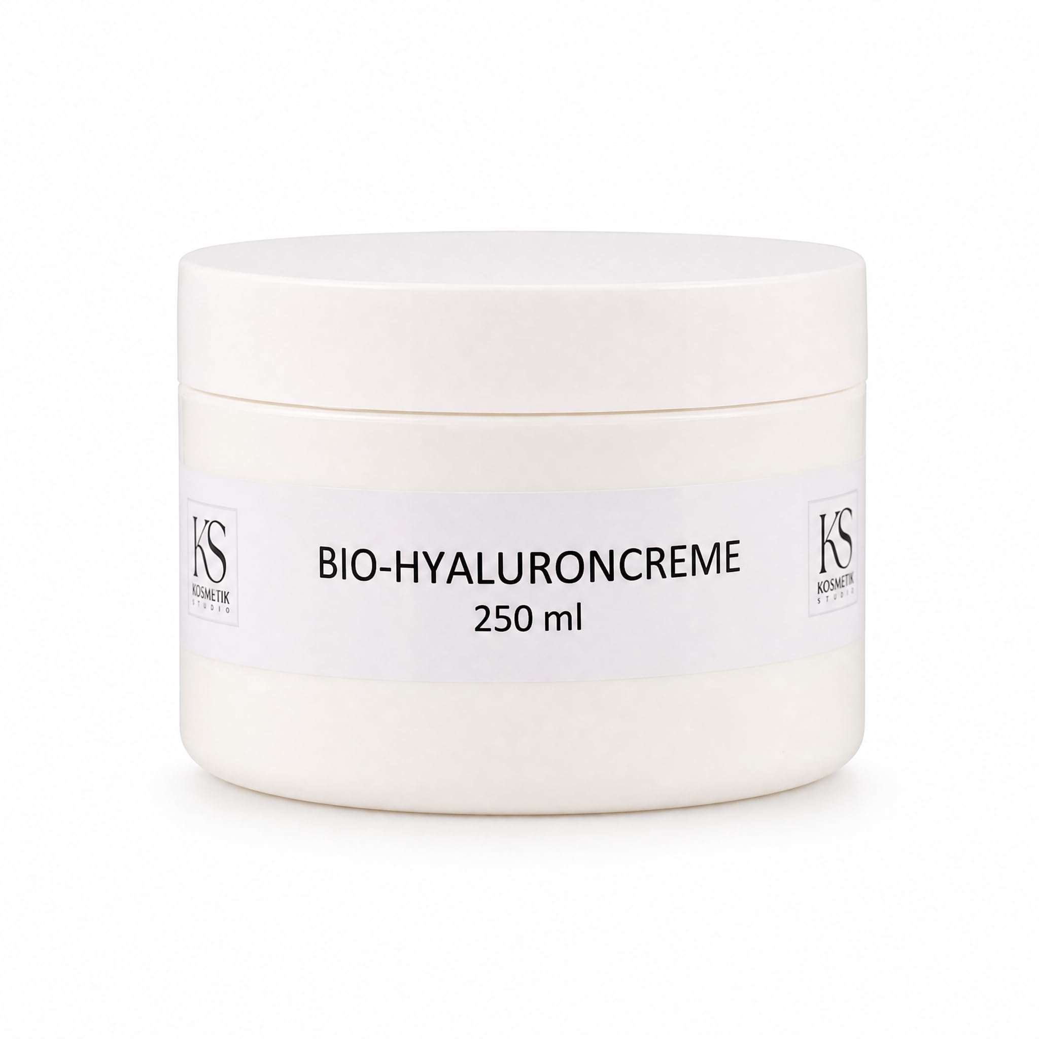 KS Beauty Bio Hyaluroncreme, Tages- & Nachtcreme für trockene Haut, 250 ml | Reichhaltige Feuchtigkeitscreme mit Hyaluronsäure, Q10, Niacinamid & Aloe Vera – dermatologisch getestet, Made in Germany
