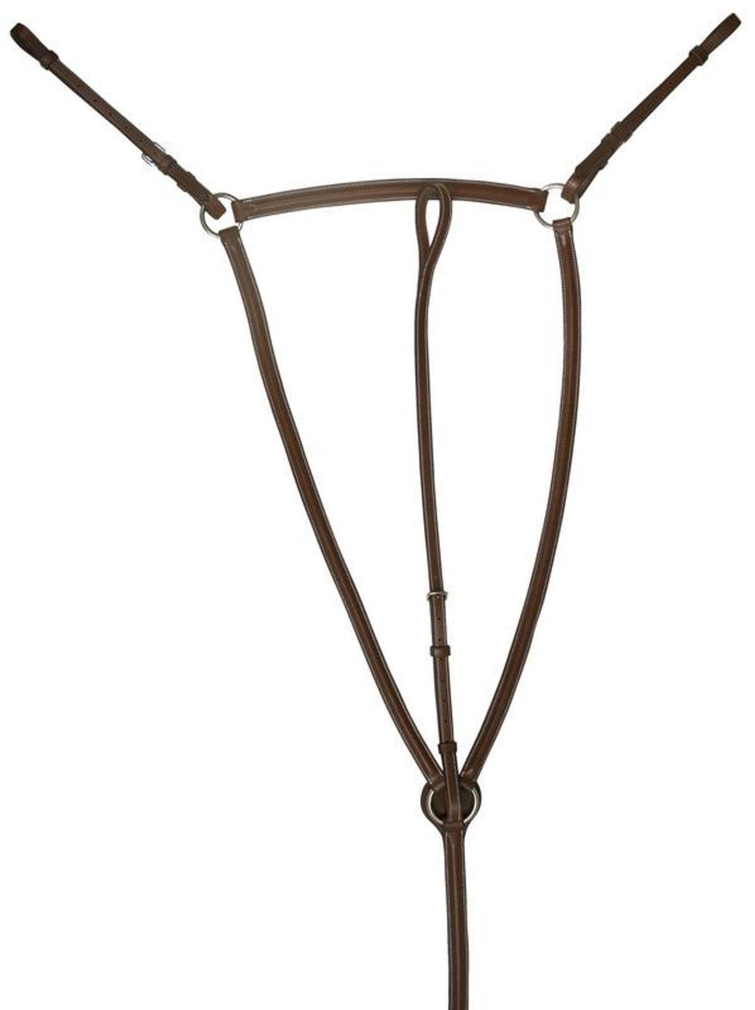 DaVinci Raised Breastplate Martingale Cob Chestnut