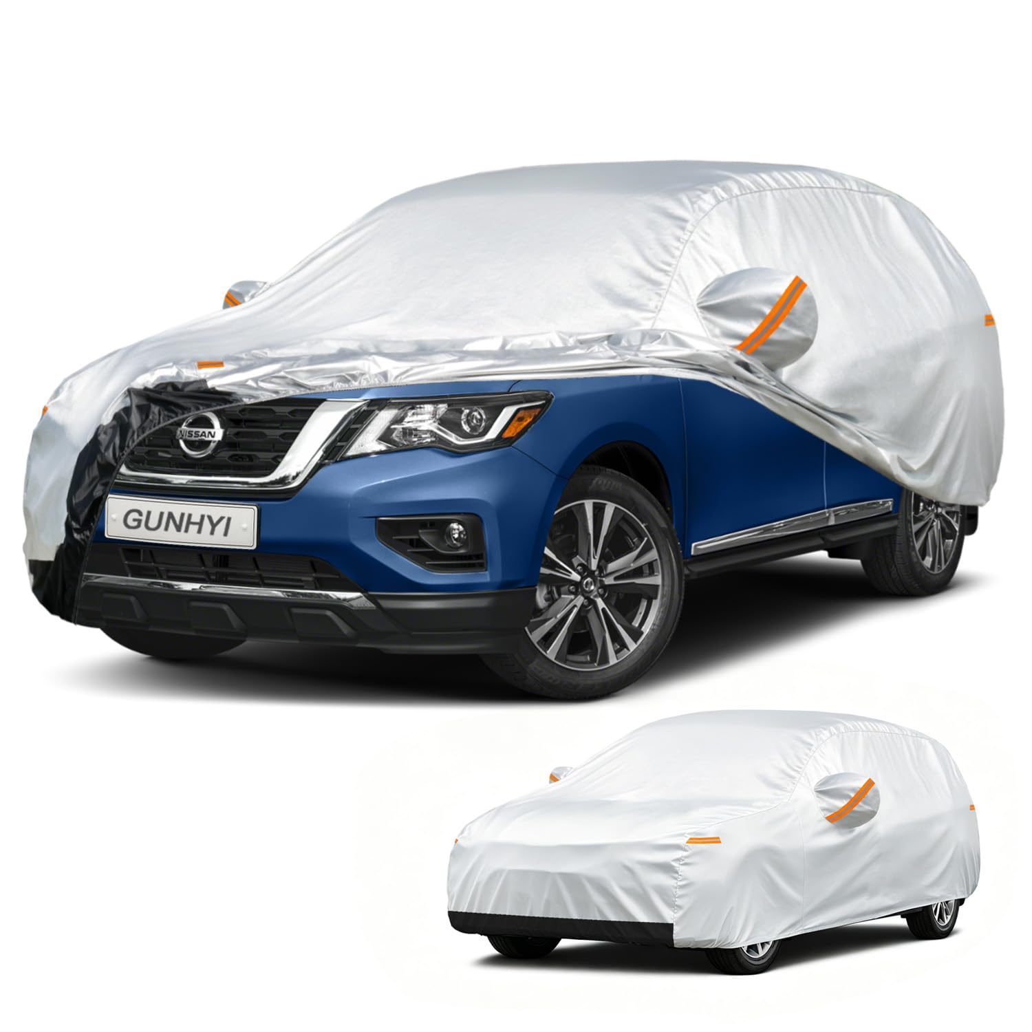 GUNHYI Car Cover Custom Fit Nissan Pathfinder (2004-2026) Waterproof for Automobiles, Oxford Sun Rain Dust Snow Protection (Ships from US Warehouse, Delivery 3-8 Days)