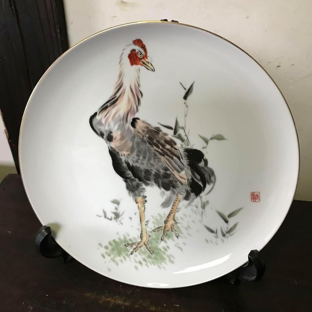 醍醐窯 錦牡丹 羽子板皿 大皿1枚 取皿5枚セット お正月 【公式通販】