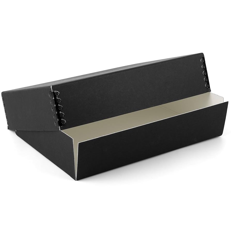 Amazon.com: Lineco 11x14 Black Museum Archival Storage Box
