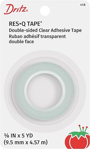 Dritz Res-Q Cinta adhesiva, 38" x 180", transparente