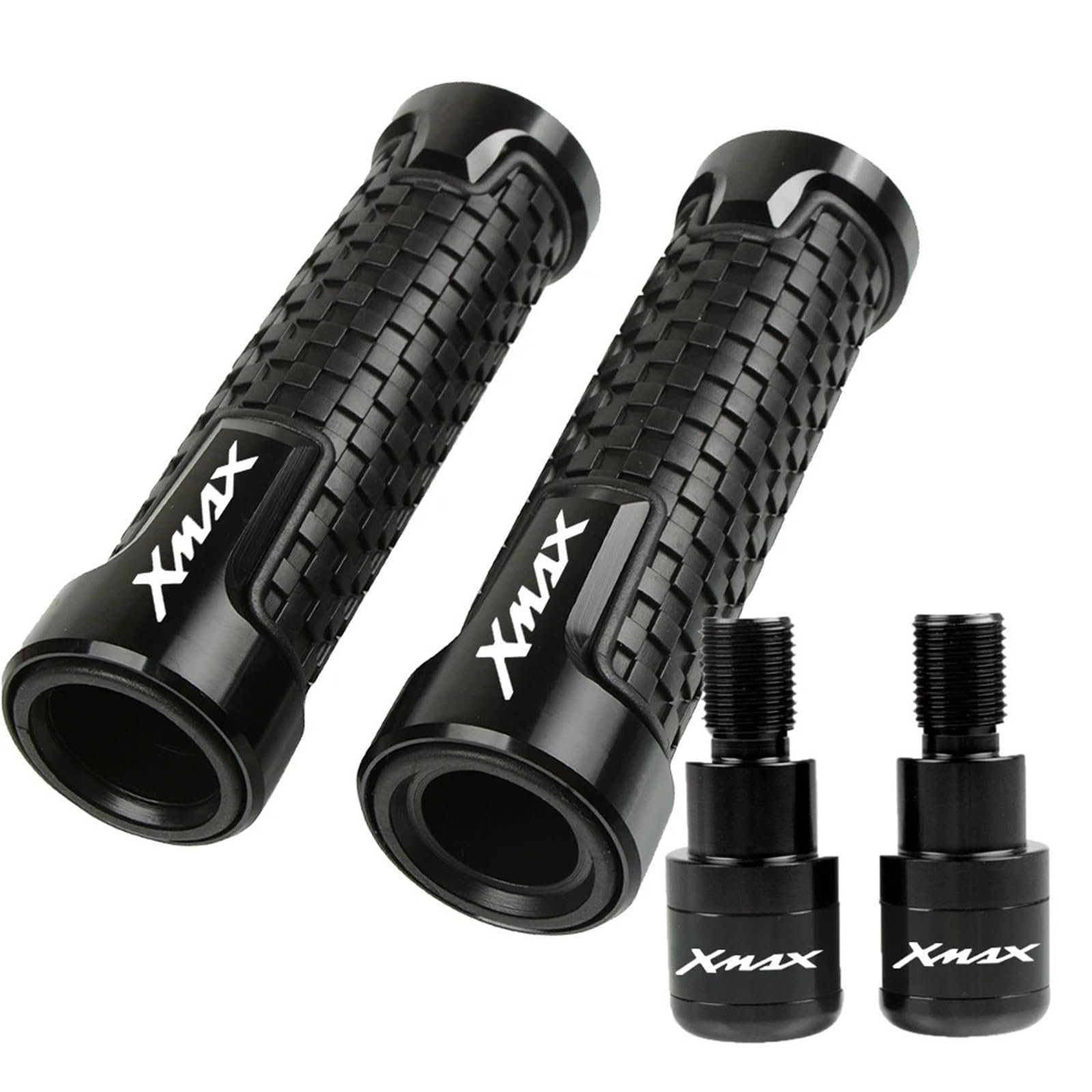 Dla YAMAHA Xmax 125 250 300 400 2013-2021 Kierownica Motocykla Uchwyty Do Kierownicy Uchwyt Zaślepka Zaślepka Wtyczka (Kolor : Grey Set, Rozmiar : 1)