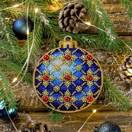 Image of Wizardi Wonderland Crafts Cross-Stitch kit on Wood FLW-008