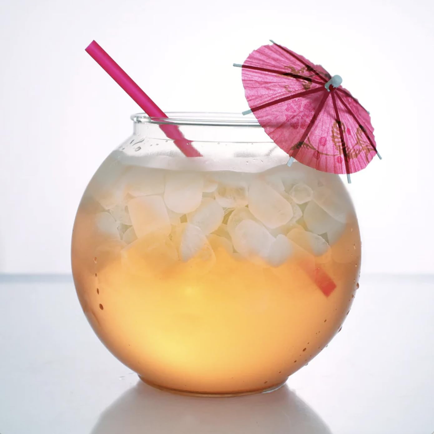Bol à cocktail en plastique 3 l 185 mm de diamètre Pour fête, mariage, artisanat, maison, cadeau, fruit Punch Cocktail Vase