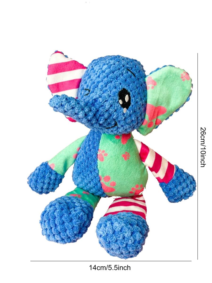 Toy Bundle for Small,Medium Dogs 20weeks above upto10kg,encorages play reduces boredom,improves enrichment,Dog Chews,Ball rope (5cm dia) Squeaky Elephant - Image 2