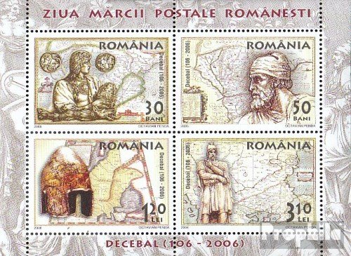 Prophila Collection Romania Block382 (complete.issue.) unmounted mint/never hinged ** MNH 2006 Day the Stamp: King Decebalu (Stamps for collectors)