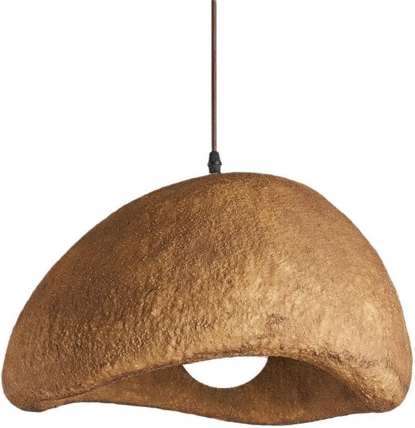 Lámpara colgante de isla de cocina vintage moderna ajustable color marrón