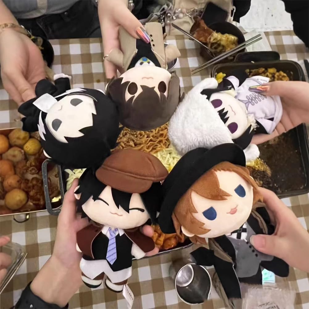 Zhongkaihua 20 cm Dazai Osamu pluszowa poduszka wisiorek Deocr Dazai Osamu figurka pluszowa anime PP bawełniana torba samochodowa torba domowa brelok dekoracja prezent dla fanów