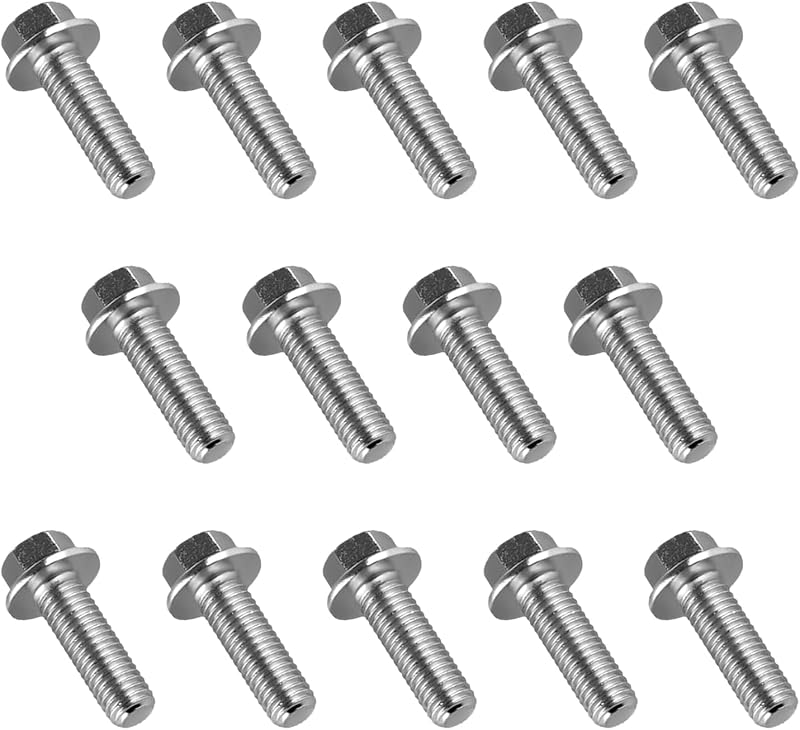 Kit de Parafusos Sextavados para Tampa do Diferencial lekiliky M8 x 20 mm em Aço Inoxidável 304 – 14 Unidades