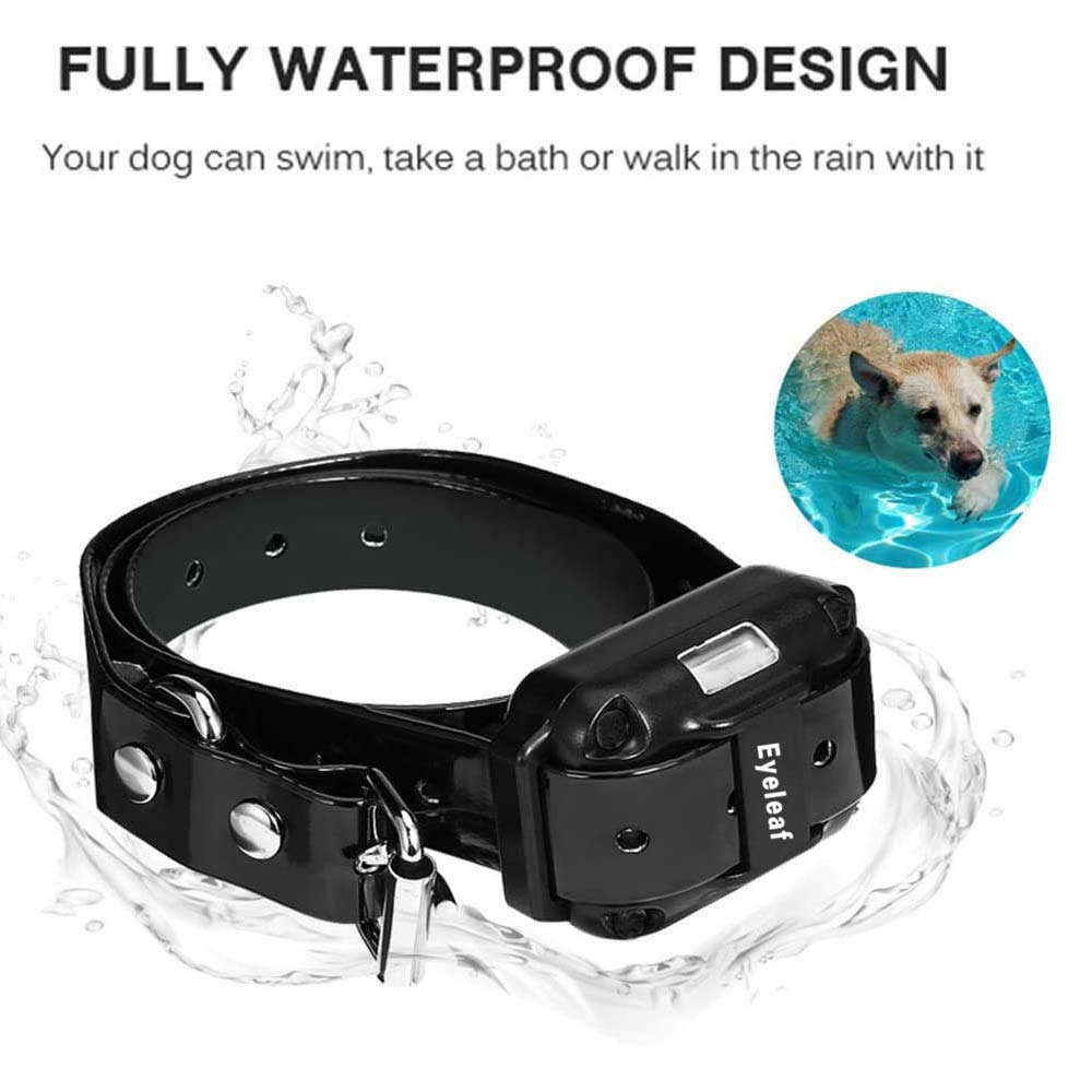 Collier de Dressage pour Chien avec bip/Vibration/Choc, étanche et Rechargeable, télécommande, portée de 800 mètres