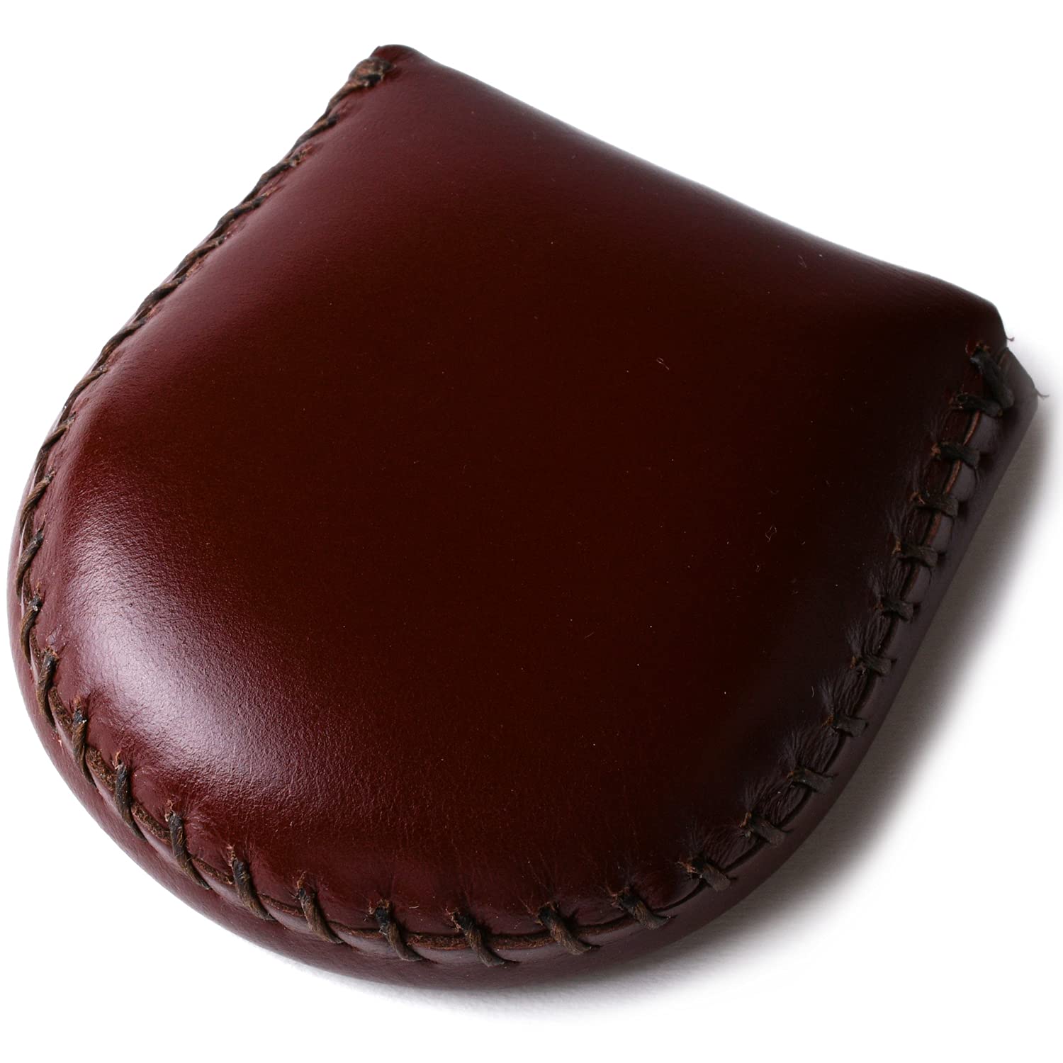 Tokyo amachi Kobo Coin Purse, Genuine Leather, Completely Handmade, Hand-Sewn Finish, Compact, Easy to Use, Braun : Clothing, Shoes & Jewelry