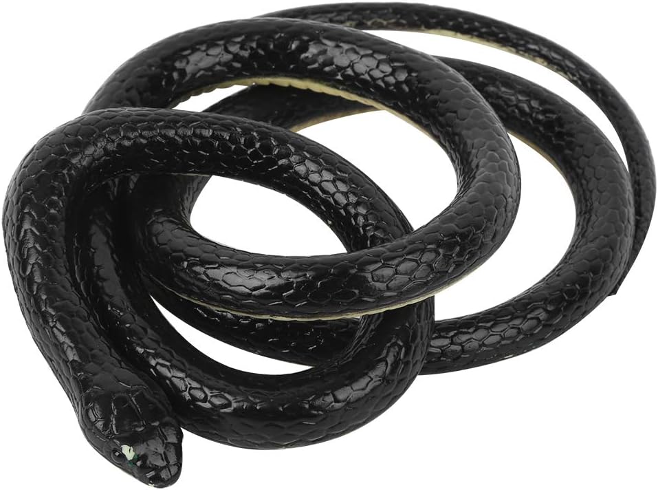 EVTSCAN 1.25m Realistic Rubber Snakes Soft Artificial