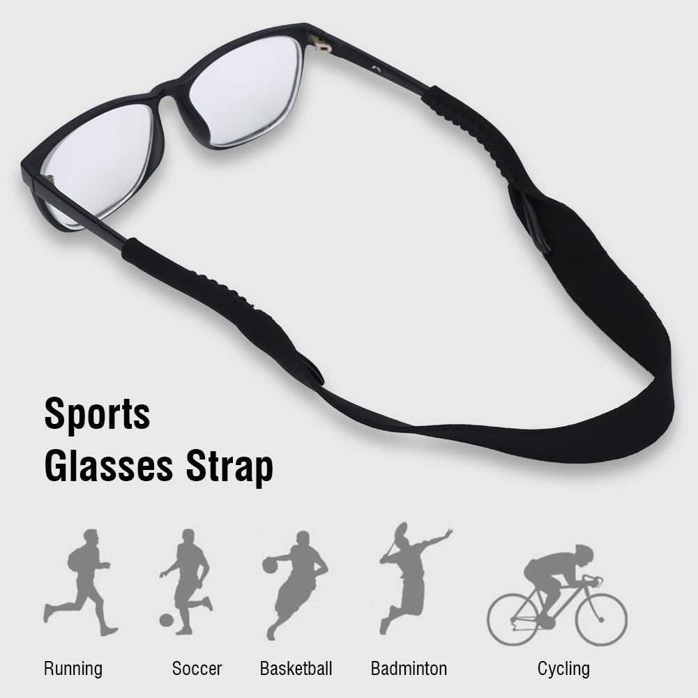 Image secondaire de Regun 5 pièces Sangles de Lunettes sans Queue, Cordons à Lunettes élastique antidérapantes pour Adultes et Enfants, Convient à l