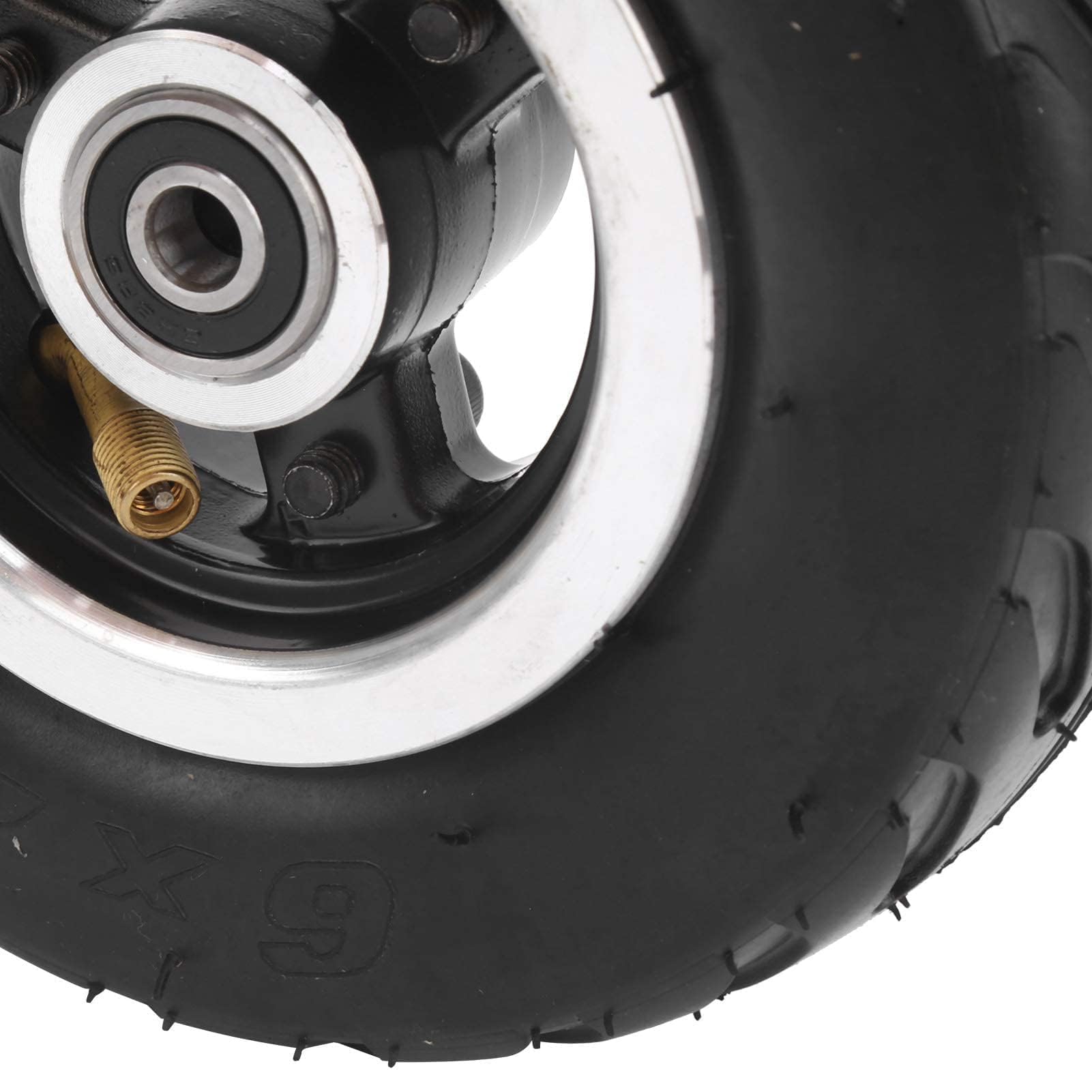 VBESTLIFE Roue Pneumatique 6 Pouces avec Chambre ¡§¡è Air, Pneu Gonflable 6x2 avec Moyeu en Alliage D'aluminium pour Scooter ¡§|lectriquescooter ¡§|lectrique,