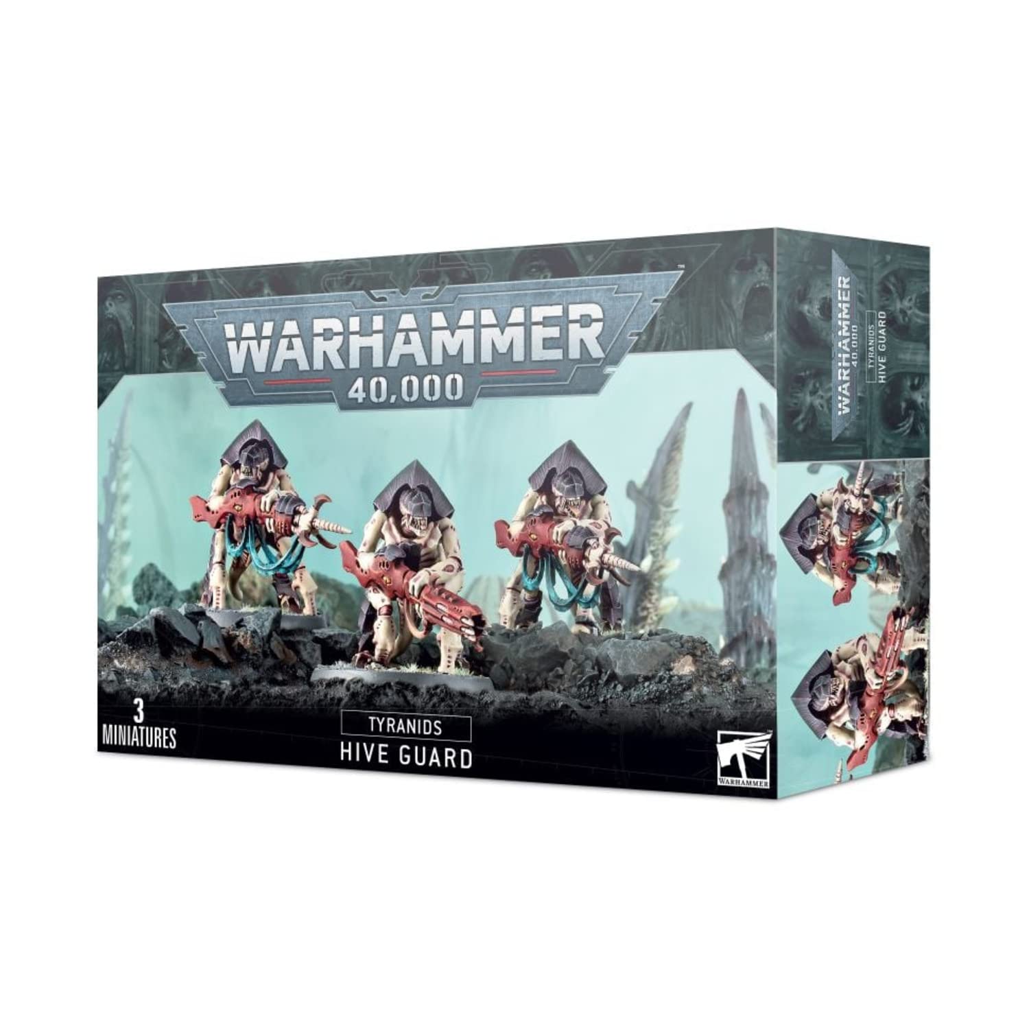Games Workshop Warhammer 40k: Tyranids Hive Guard - Kunststoff-Bausatz Für 3 Miniaturen