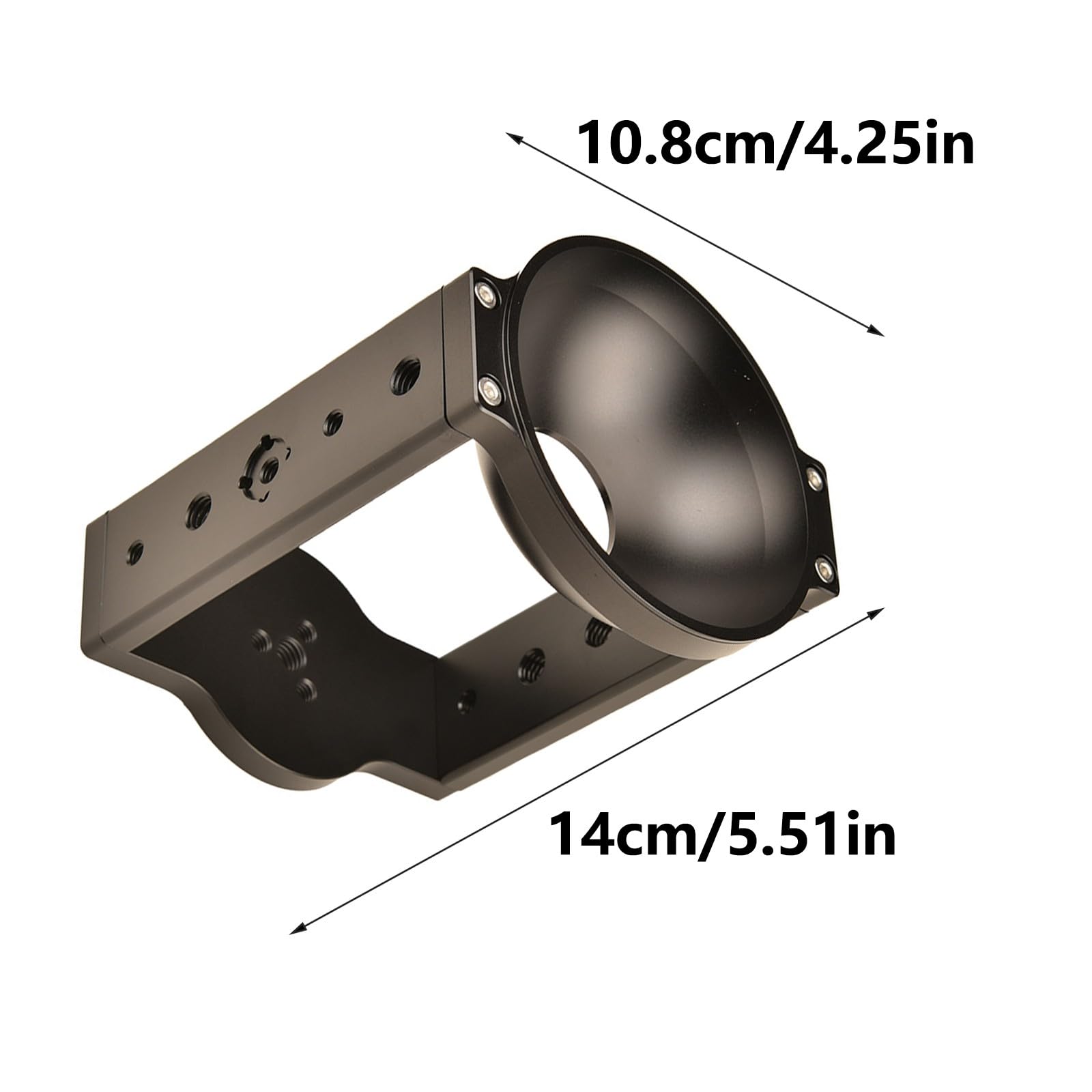 Adaptateur demi-boule plat vers bol convertisseurs demi-boule plate type bol adaptateur pour appareil photo trépied tête fluide équipement de photographe professionnel