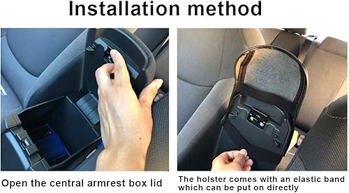 Vista 156 de YEE PIN Civic - Funda para reposabrazos Civic de 10ª generación, tapas para reposabrazos Civic Thenice para 10ª generación Civic 2018-2021, cubierta