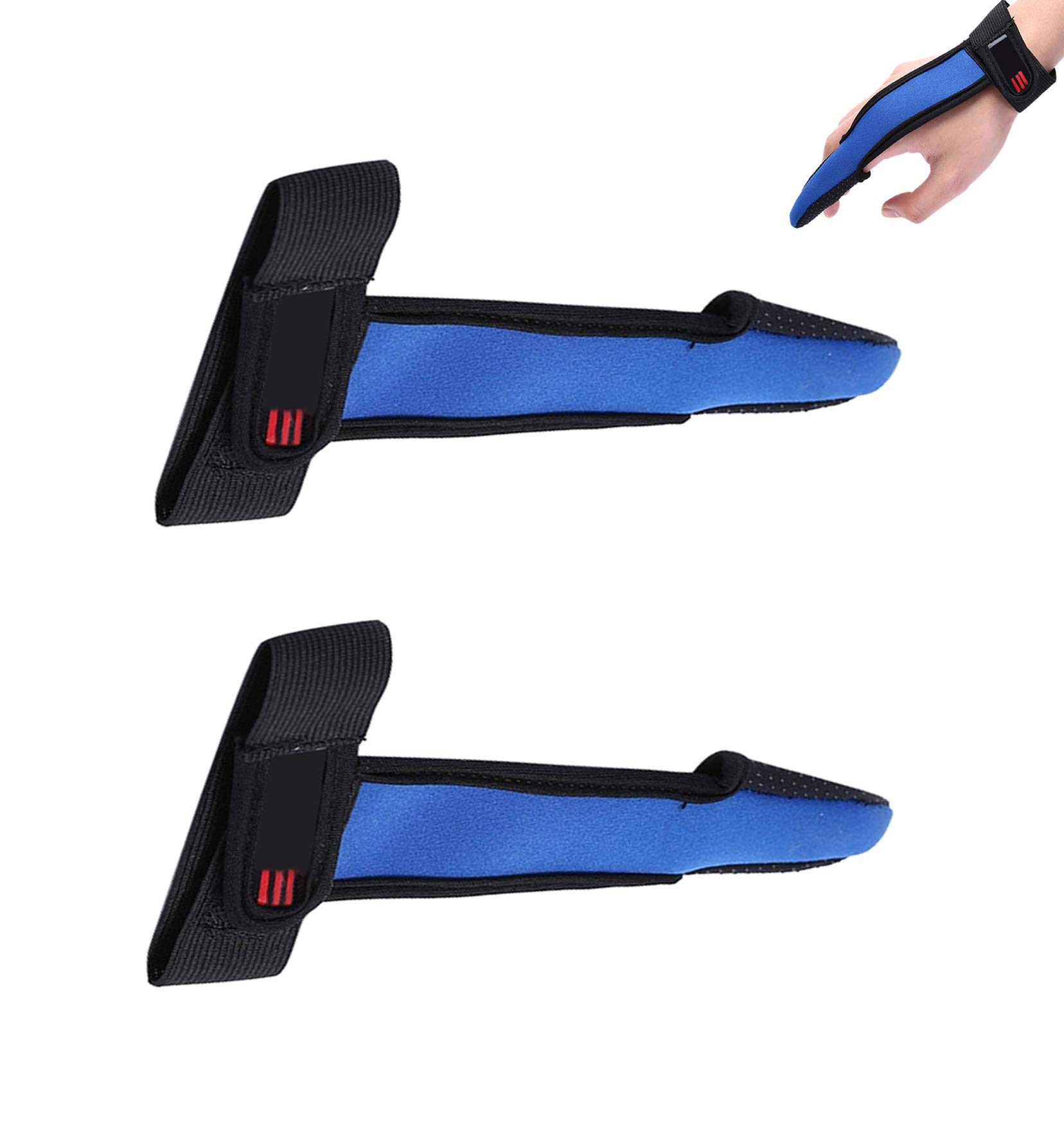 Futaba Non Slip Single Finger Protector Glove for Fishing - Pack of 2 - Blue 2