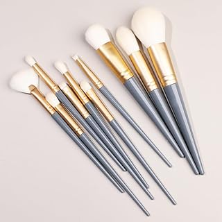 Makeup Brush Set 10 Pcs Premium Synthetic Fou...