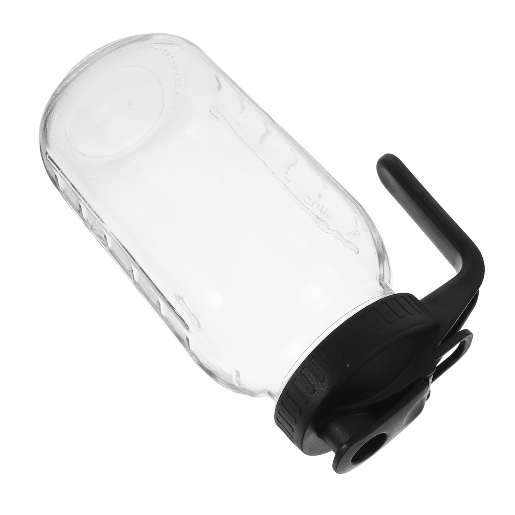 TOYANDONA Jarra de Agua Hogar de 64 Oz con Tapa y Mango, Vidrio y Pp, Capacidad Grande y Diseño Antigoteo para Agua Fría y Jugos en Interiores