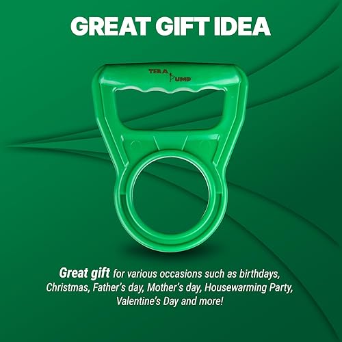 Miniatura 7 de TERA PUMP Mango para jarra de agua, portador de botellas de agua potable, mango ranurado para 3 a 5 galones