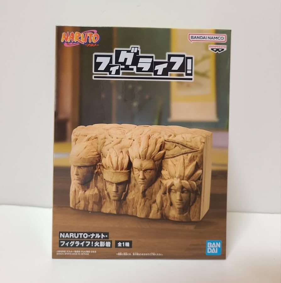 NARUTO　フィギュア　火影　貯金箱 未開封 NARUTO ナルト フィグライフ 火影岩 貯金箱 千手柱間 千