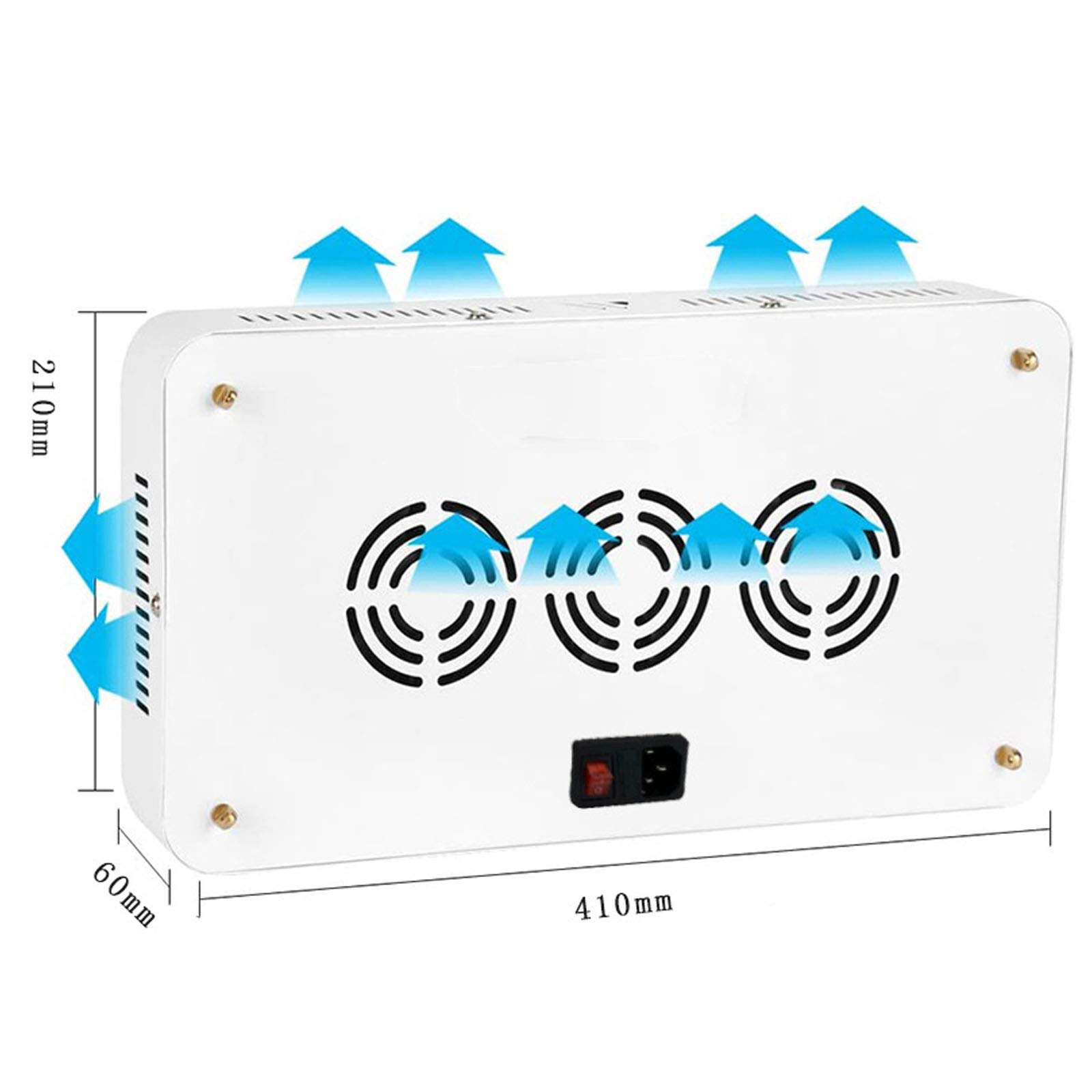 Lampe de culture de plantes 300 W, lumière de plantes à spectre complet 360 LED, avec lumière ultraviolette, lumière de plantes pour la plantation, la croissance, la floraison et la fructification