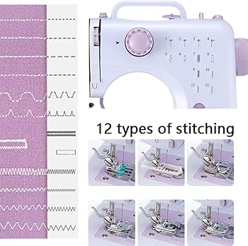 Amazon | ミニミシン実用的な裁縫ツール、クイックソーイングミニ