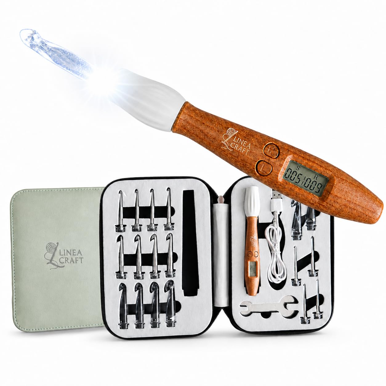 Amazon.com: LineaCraft Counting Crochet Hook Set with Light