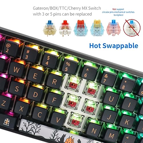 Teclado Gamer SKYLOONG GK68 Conectividad USB-C miniatura 3