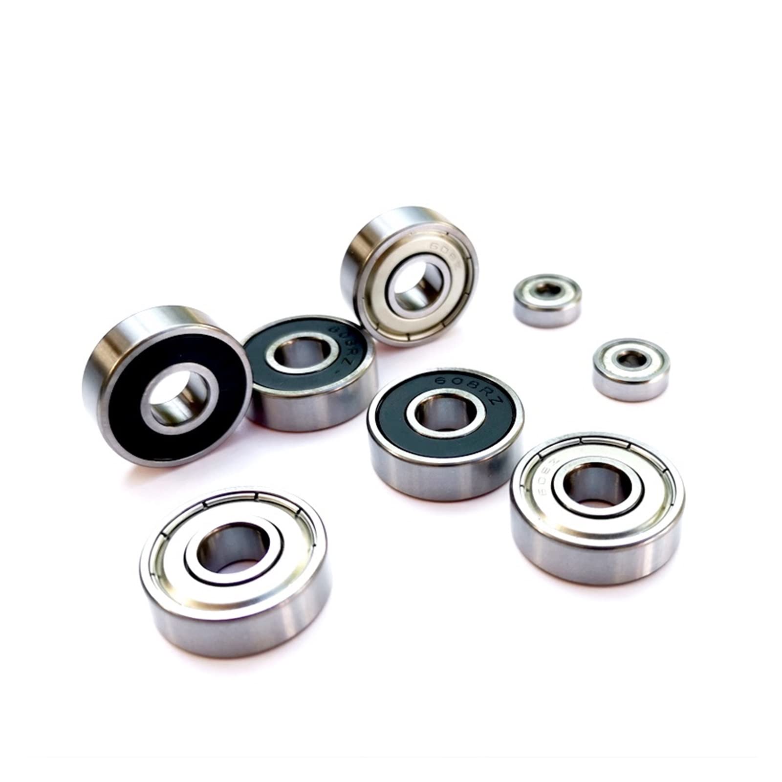 10 Cuscinetti MR74ZZ A Sfera 4x7x2 Mm – Acciaio Cromato, Doppia Schermatura, P0 (ABEC-1)