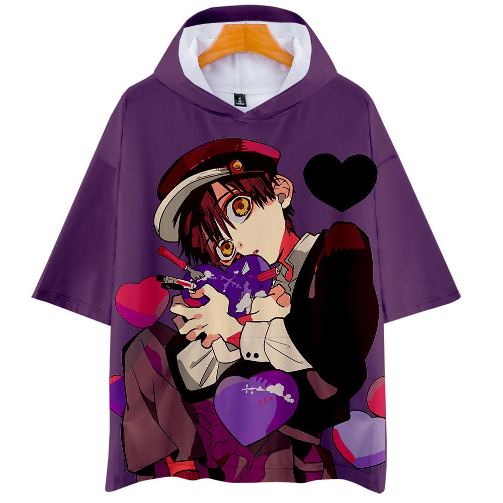 Toilet Bound Hanako Kun Hoodie T-Shirt Cos Costume Earthbound Boy Anime Pullover