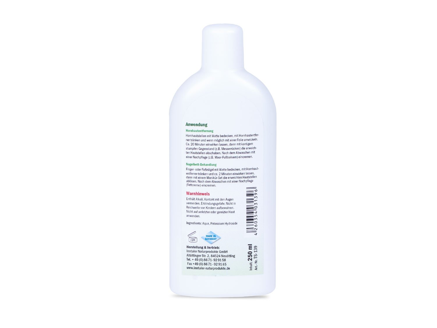 HornEx! Bardzo mocny środek do usuwania zrogowaciałego naskórka – 250 ml/usuwa zrogowaciały naskórek w 20