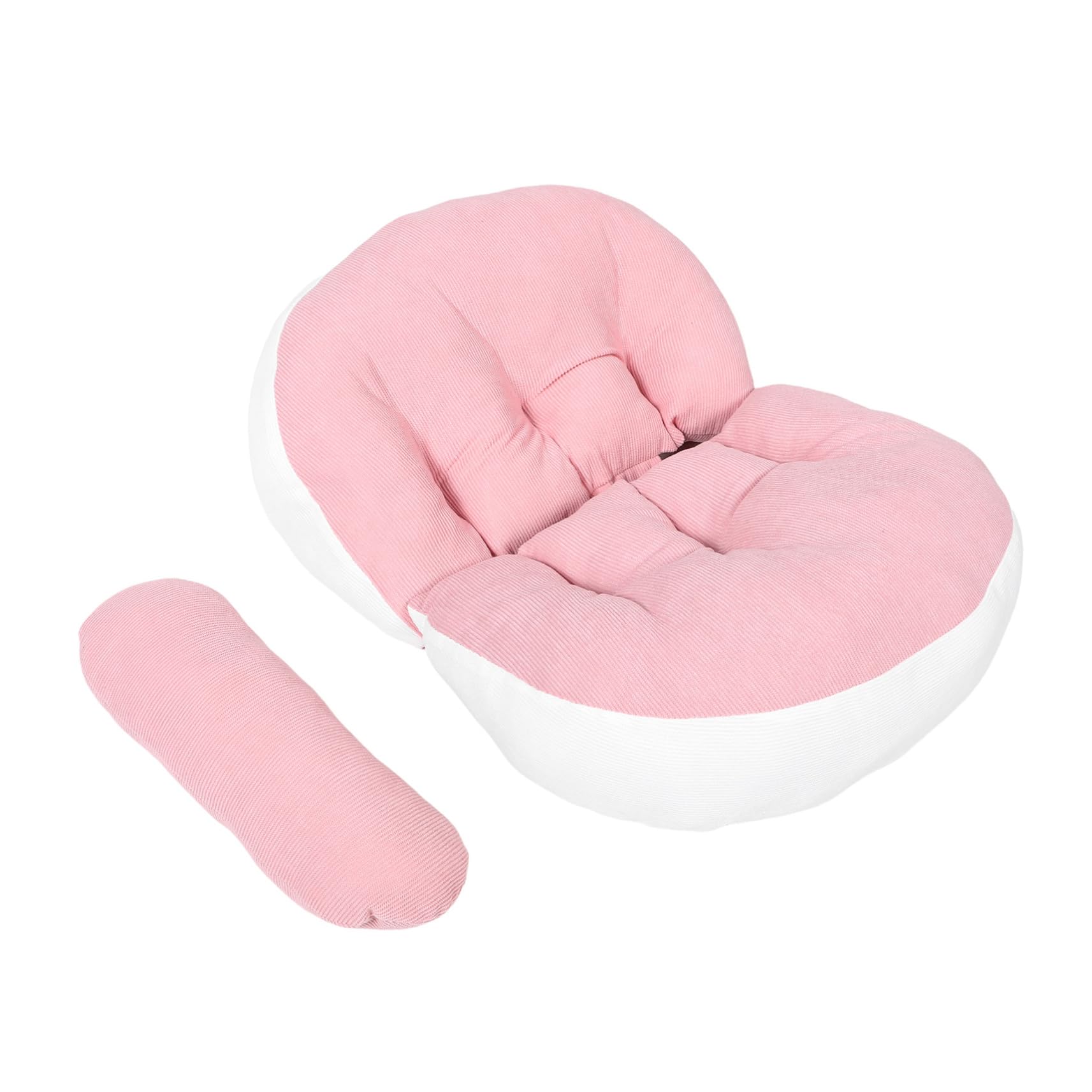 Oreiller de maternité ergonomique avec soutien du ventre en polyester pour sommeil latéral