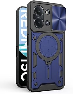 ILING Case for Xiaomi Redmi 15C 5G/4G/POCO C85, Metal Texture Hard Matte PC Case, Silicone TPU Bumper Anti-Shock Cover wit…