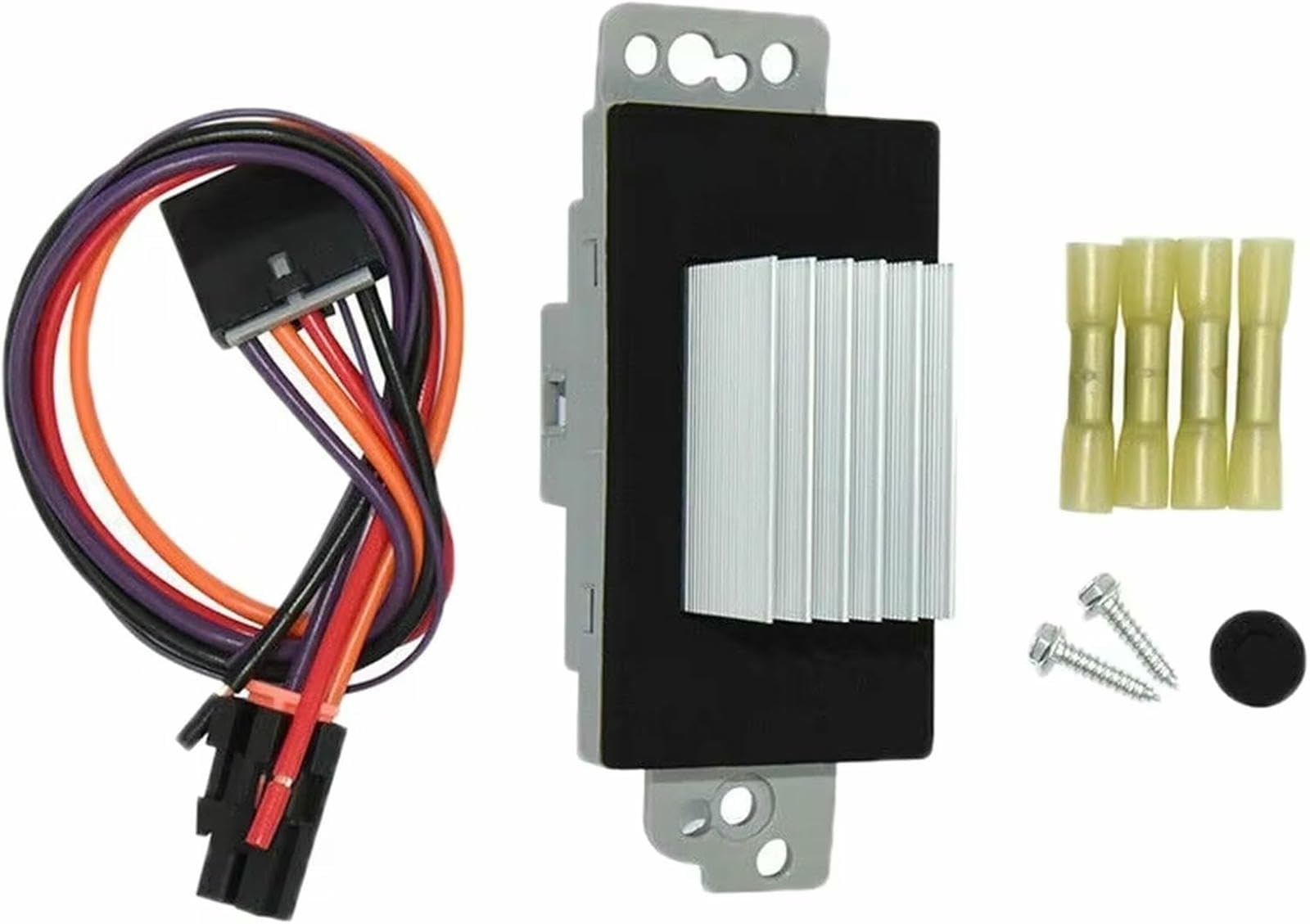 Resistencia del Motor del Ventilador del Coche para Buick para Rainier 2004-2007. Módulo De Control De La Resistencia del Motor del Ventilador del Coche + Kit De Arnés 19329838 19260762.