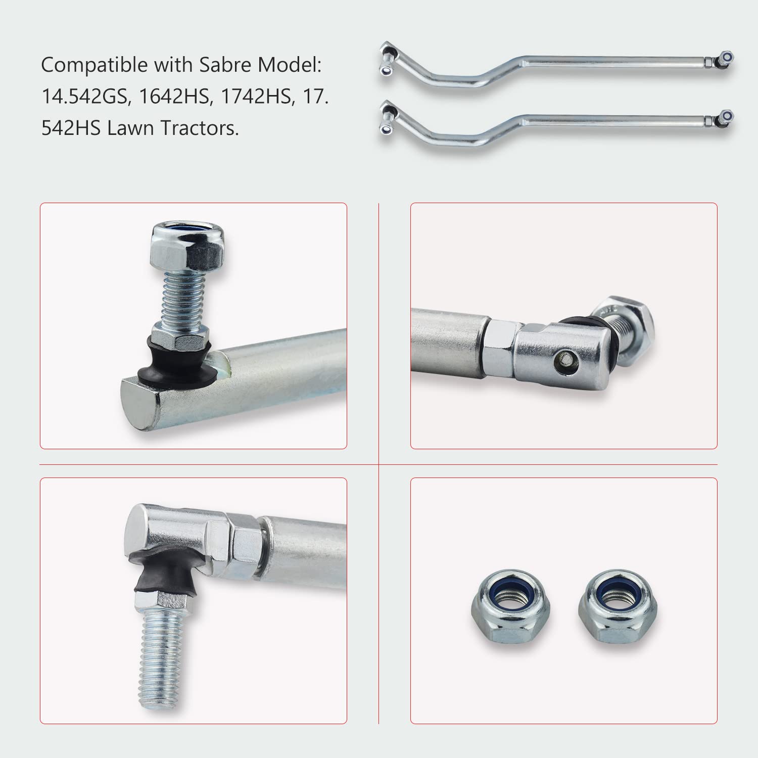 Amazon.com: GY20491 GY20492 LH/RH Steering Draglink Set for John